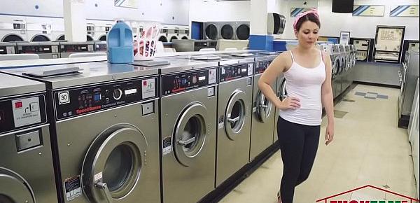  Cali Heyes In Little Laundromat Slut